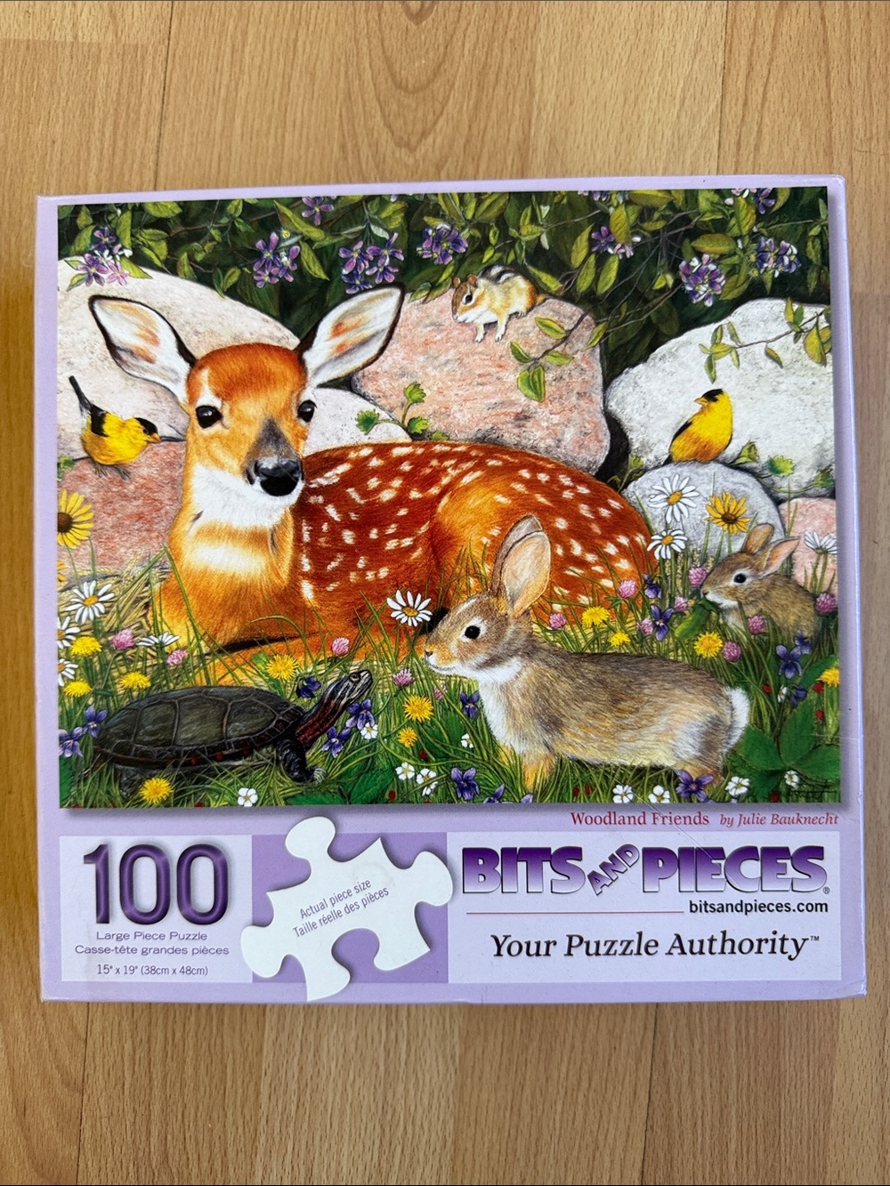 Bits and Pieces Woodland Friends 100-Piece Jigsaw Puzzle